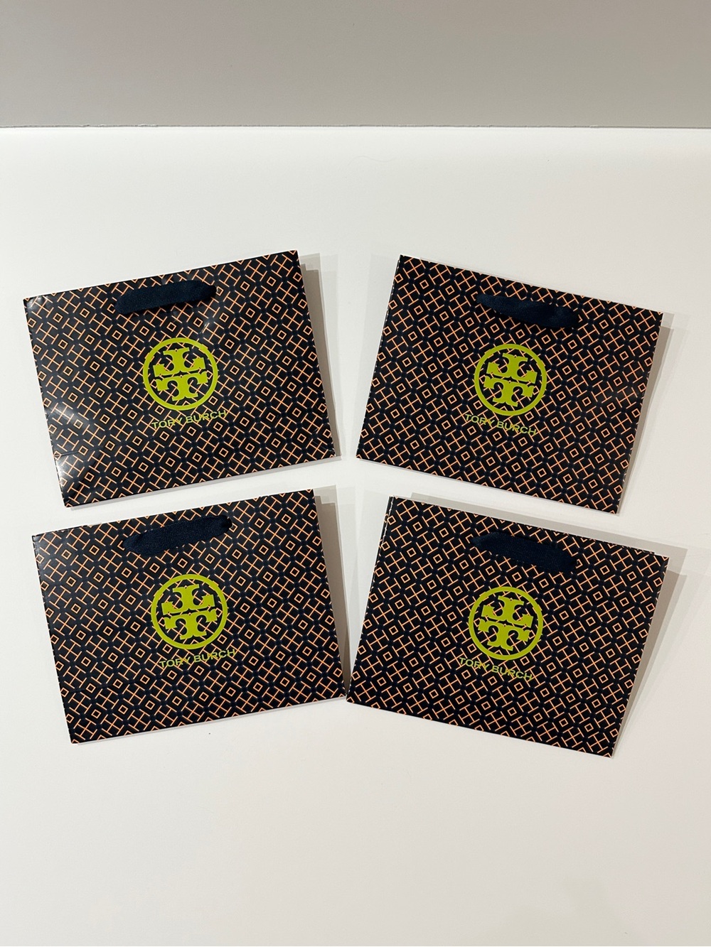 Set of 4 Tory Burch Branded Gift Shopping Bags